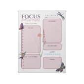 Motivatie Dagelijkse Planner Vlinder en Dragonfly Notitieblok (Linkerzijde)