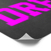 Motivatie dare to Dream Poster (Hoek)