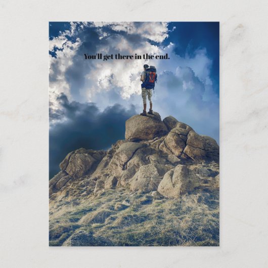 Motivatie dat je daar Briefkaart krijgt (Voorkant)