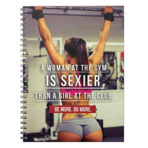 Motivatie de Training van de Gymnastiek van Notitieboek
