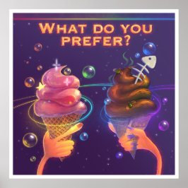 Motivatie digitale kunst als poster