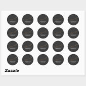 Motivatie Discipline Ronde Sticker (Vel)