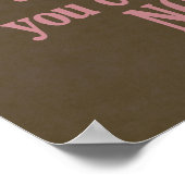 Motivatie "doe iets"Citaat poster (Hoek)
