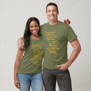 Motivatie "Doe iets" Citaat shirten & jassen T-shirt