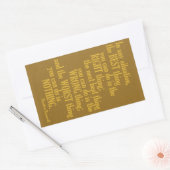 Motivatie "Doe iets"Citaat stickers (Envelop)