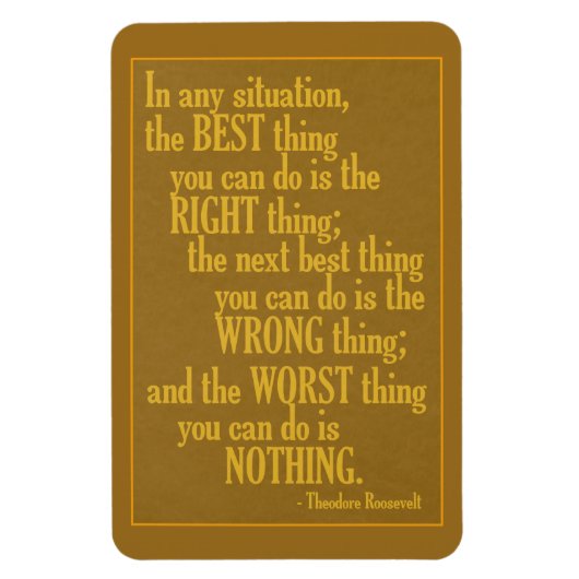 Motivatie "Doe iets" quotemagneet Magneet (Verticaal)