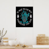 Motivatie - doe wat u kunt poster (Keuken)