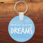 Motivatie doelen van droomvertrouwensattitude sleutelhanger (Voorkant)