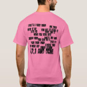 Motivatie, door de Echte Coach van de Sterkte van  T-shirt (Achterkant)