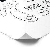 Motivatie Dream Big Quote Art Print (Hoek)