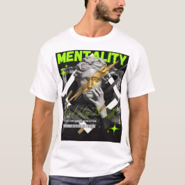 Motivatie drukte mentaliteit Urban Streetwear Des T-shirt