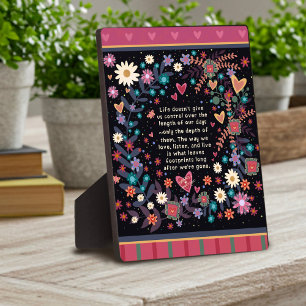 Motivatie duur van onze dagen inspirerende quote fotoplaat