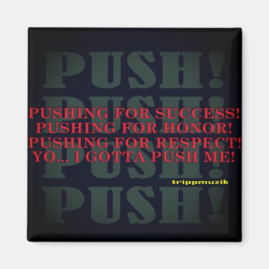 motivatie duwmagneet magneet (Voorkant)