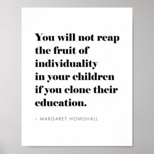 Motivatie educatief citaat voor huiskeuze poster