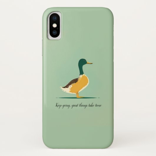 Motivatie, eenvoudige behuizing voor eenden Case-Mate iPhone case (Achterkant)