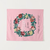 Motivatie Elegant  Rozen Wreator Wandkleed (Voorkant (horizontaal))