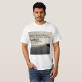 Motivatie en habitat door Jim Rohn T-shirt (Voorkant volledig)