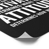 Motivatie en houding van mogelijkheden | Motivatie Poster (Hoek)