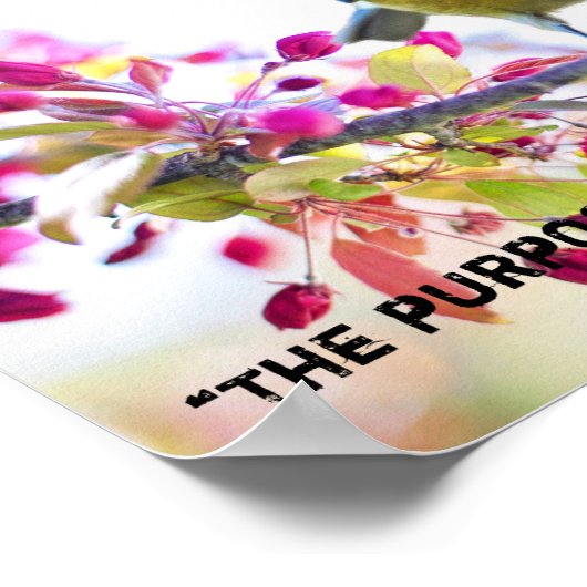 Motivatie en inspirerend citaat over het leven poster (Hoek)