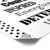 Motivatie en Inspirerend fitness Typografie Poster (Hoek)