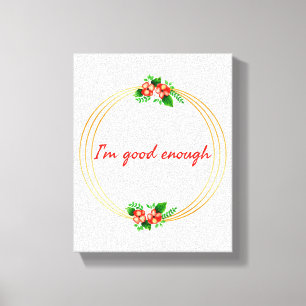 motivatie en inspirerend levensnoteringen canvas afdruk