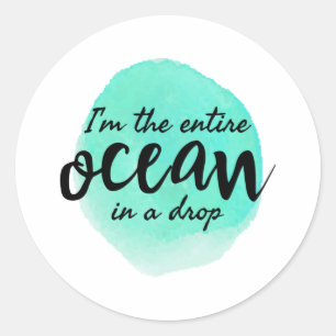 motivatie en inspirerend ochtendcitaten ronde sticker