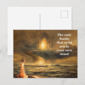 Motivatie en Inspirerend prijsopgave Briefkaart (Voorkant / Achterkant)