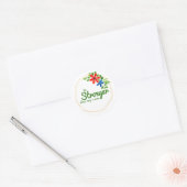 motivatie en inspirerend prijzen voor succes ronde sticker (Envelop)