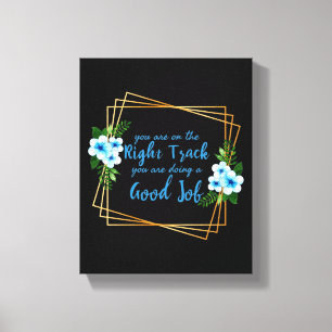 motivatie en inspirerend prijzen voor werk canvas afdruk
