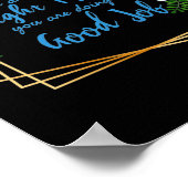 motivatie en inspirerend prijzen voor werk poster (Hoek)