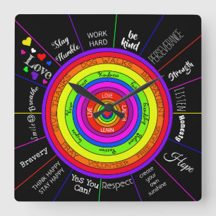 Motivatie en Inspirerend wandklok