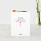 Motivatie en Inspirerend Wenskaart Kaart (Achterkant)