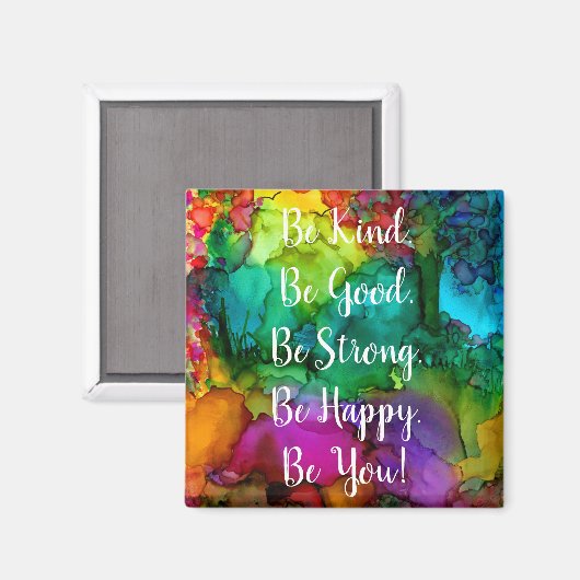 Motivatie en Inspirerend woorden Magneet (Voorkant / Achterkant)