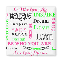 Motivatie en Inspirerend woorden Magnet