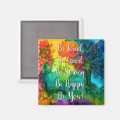 Motivatie en Inspirerend woorden Magnet 2" (Voorkant / Achterkant)