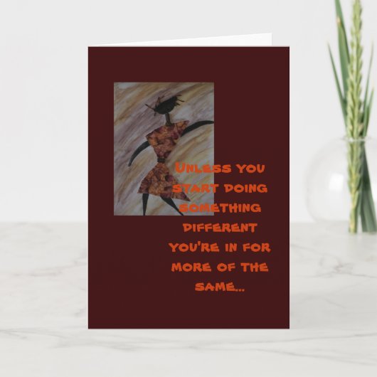 Motivatie etnisch Wenskaart Kaart (Voorkant)