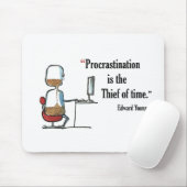 Motivatie examen citaat van Edward Young - Muismat (Met muis)