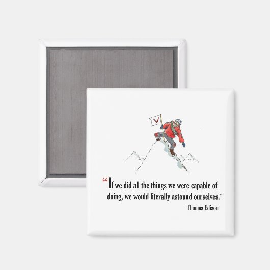 Motivatie examencitaat van Thomas Edition - Magneet (Voorkant / Achterkant)