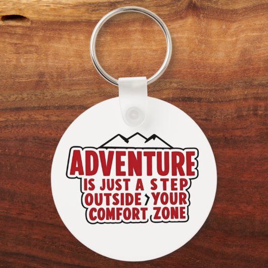 motivatie Explorer Gift Adventure Mindset Sleutelhanger (Achterkant)