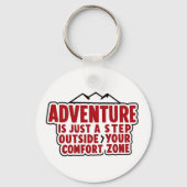 motivatie Explorer Gift Adventure Mindset Sleutelhanger (Achterkant)