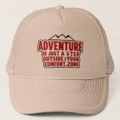 motivatie Explorer Gift Adventure Mindset Trucker Pet (Voorkant)
