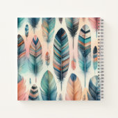Motivatie Feather Spiral Notitieboek (Achterkant)