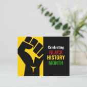 Motivatie feestdag Zwarte Geschiedenis Maand Briefkaart (Staand voorkant)