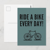 Motivatie fietsen briefkaart (Voorkant / Achterkant)