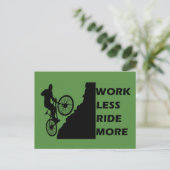 Motivatie fietsen feestdagenkaart (Staand voorkant)