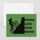 Motivatie fietsen feestdagenkaart (Voorkant / Achterkant)