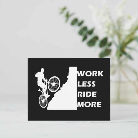 Motivatie fietsen feestdagenkaart (Staand voorkant)