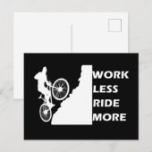 Motivatie fietsen feestdagenkaart (Voorkant / Achterkant)