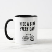 Motivatie fietsen mok (Links)