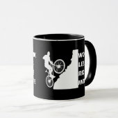 Motivatie fietsen mok (Voorkant rechts)